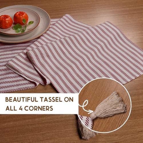 Christmas Table Runner 72 Inches Long | 100% Cotton Table Runner for