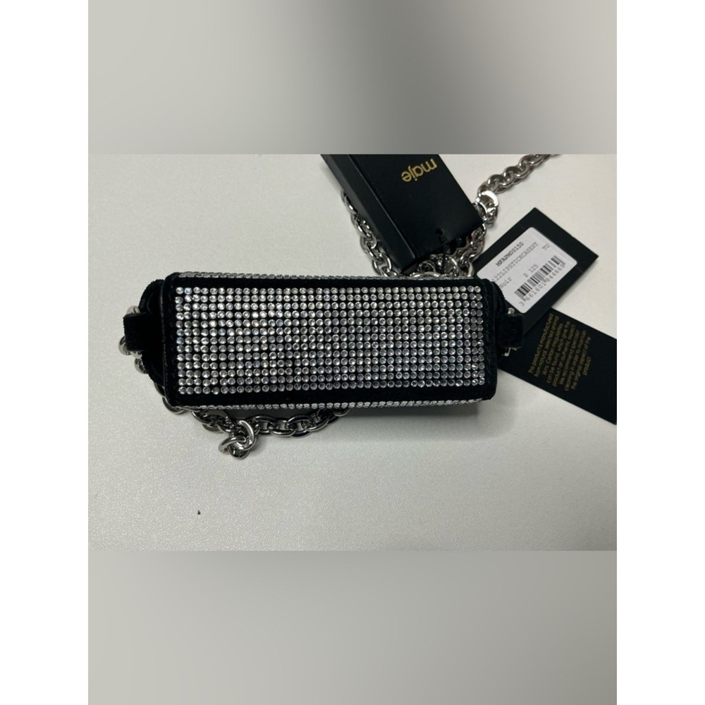 MAJE Fully rhinestone lipstick holder One Size NWT