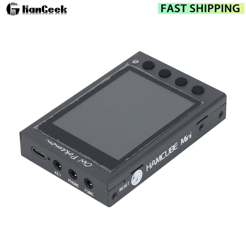 HAMCUBE CW Morse Code Trainer Compact Size W/ Display For Telegraph Practice