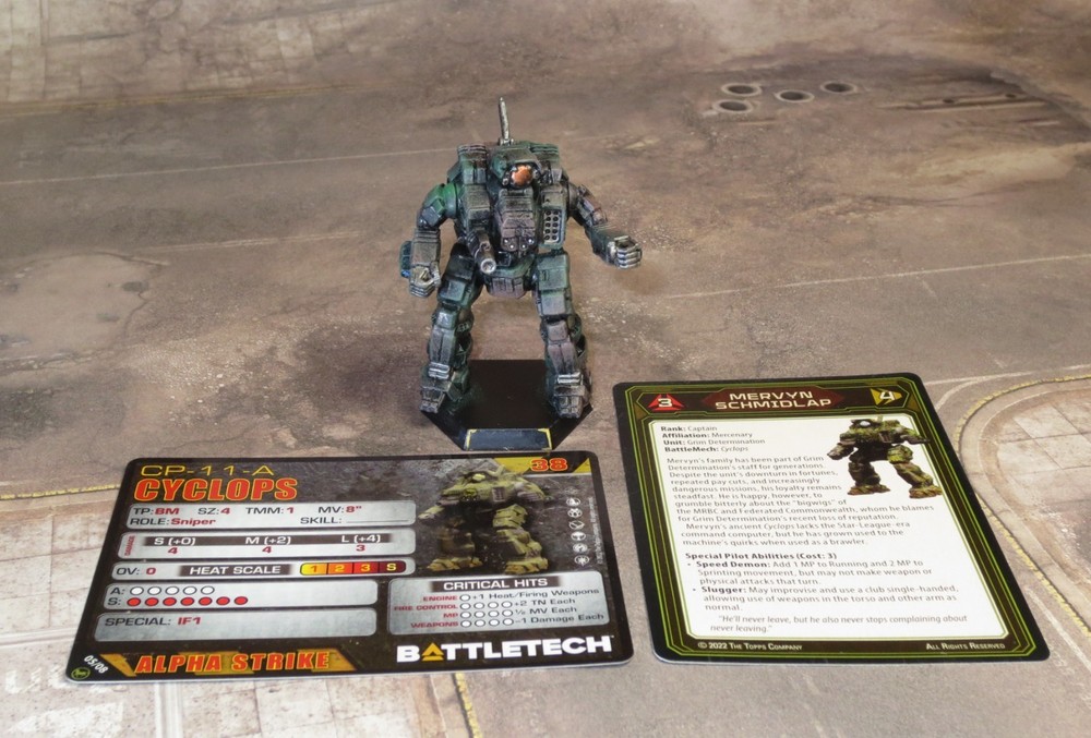 Battletech Cyclops CP-11-A Painted Miniature