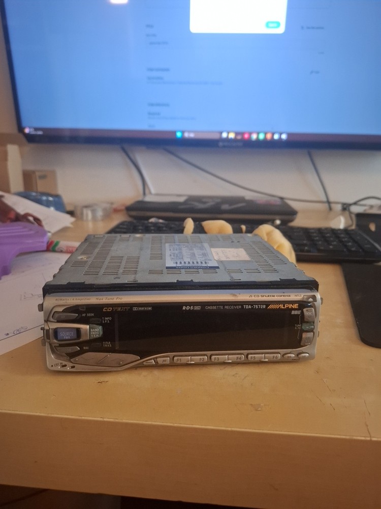 alpine tda7572r old school cd