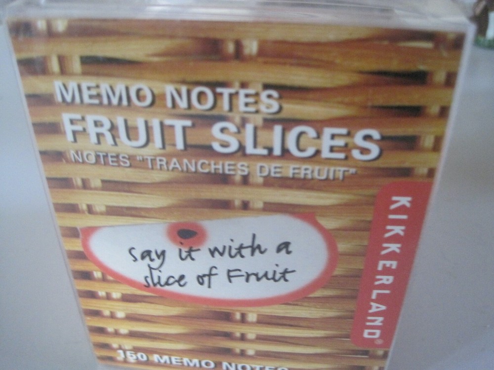Memo Notes Fruit Slices Apple NIB