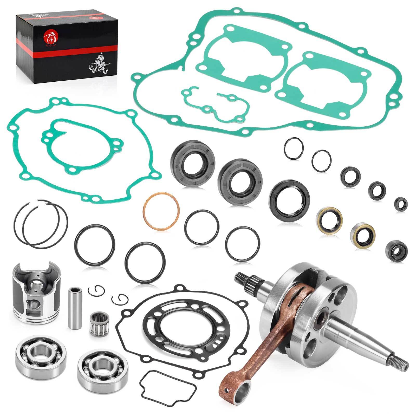 ENGINE REBUILD KIT fits KAWASAKI KX 100 KX100 CRANKSHAFT PISTON GASKETS 2006-13