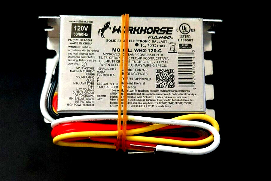 Workhorse Solid State Electronic Lamp Ballast - ‎WH2-120-C