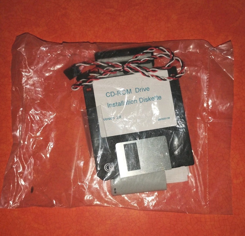 CD-ROM Drive Installation Diskette (Version 2.8): This is a 3.5-inch floppy disk
