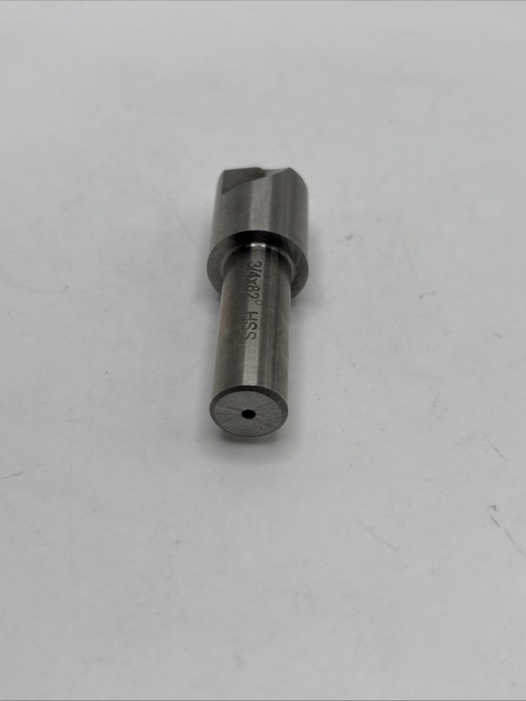 3/4” 82° HSS Single Flute Countersink Drill Bit Deburring Tool