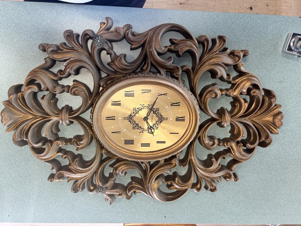 Art Deco Wall Art And Clock Big