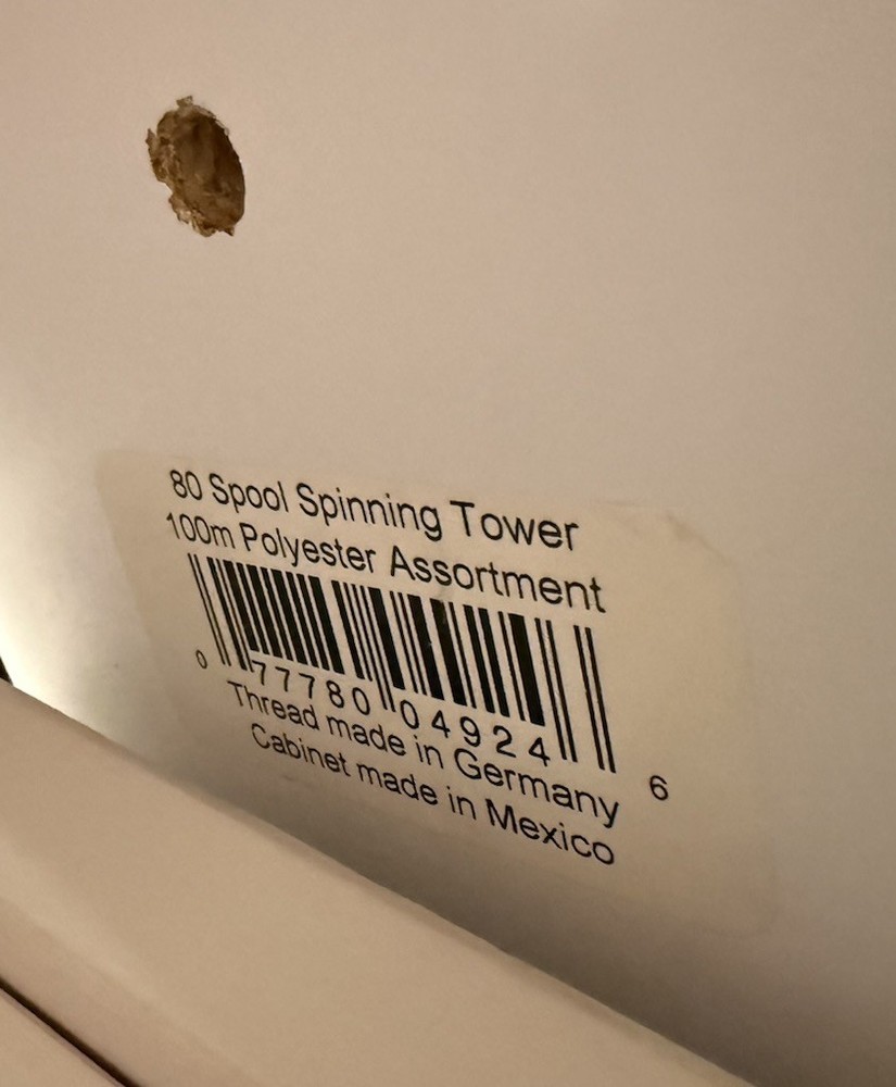 Gutermann Spinning 80 Space Sewing Thread Spool Tower Display Rack Organizer