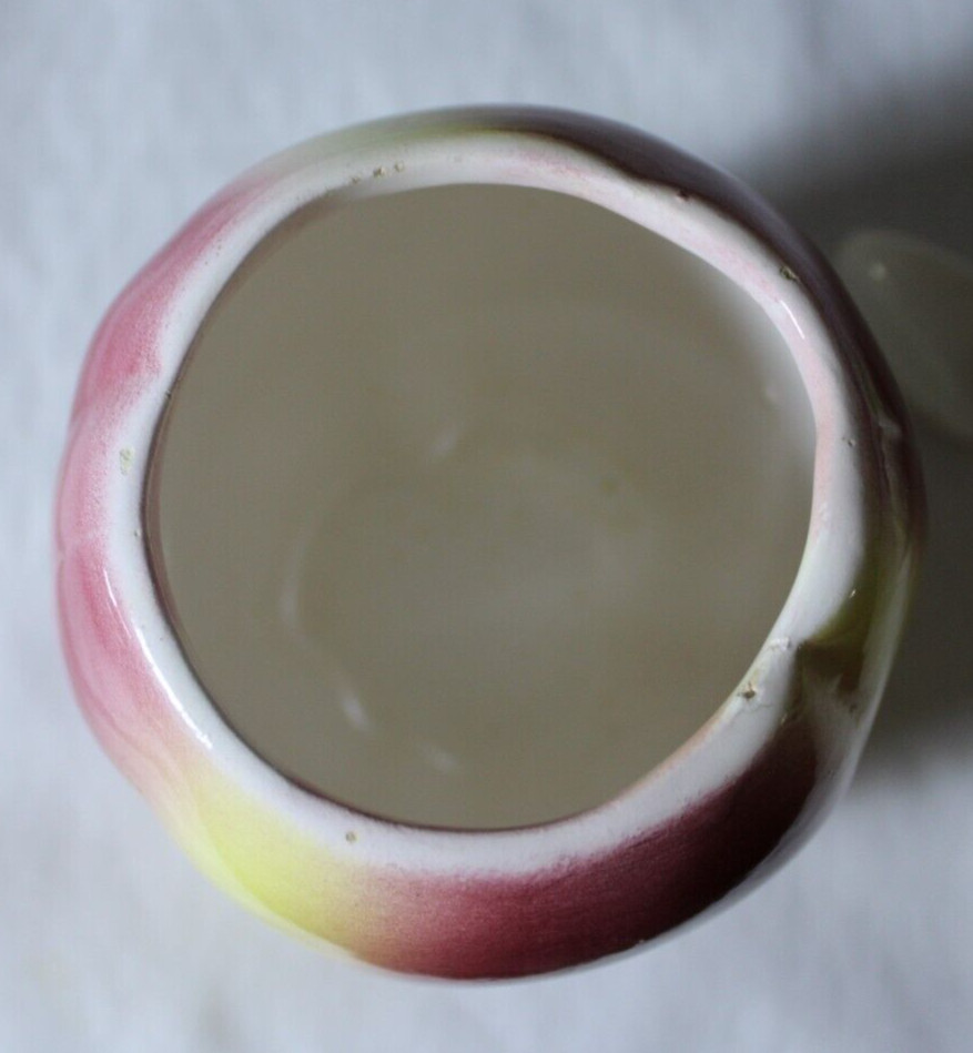 Vintage peach preserves / jar server