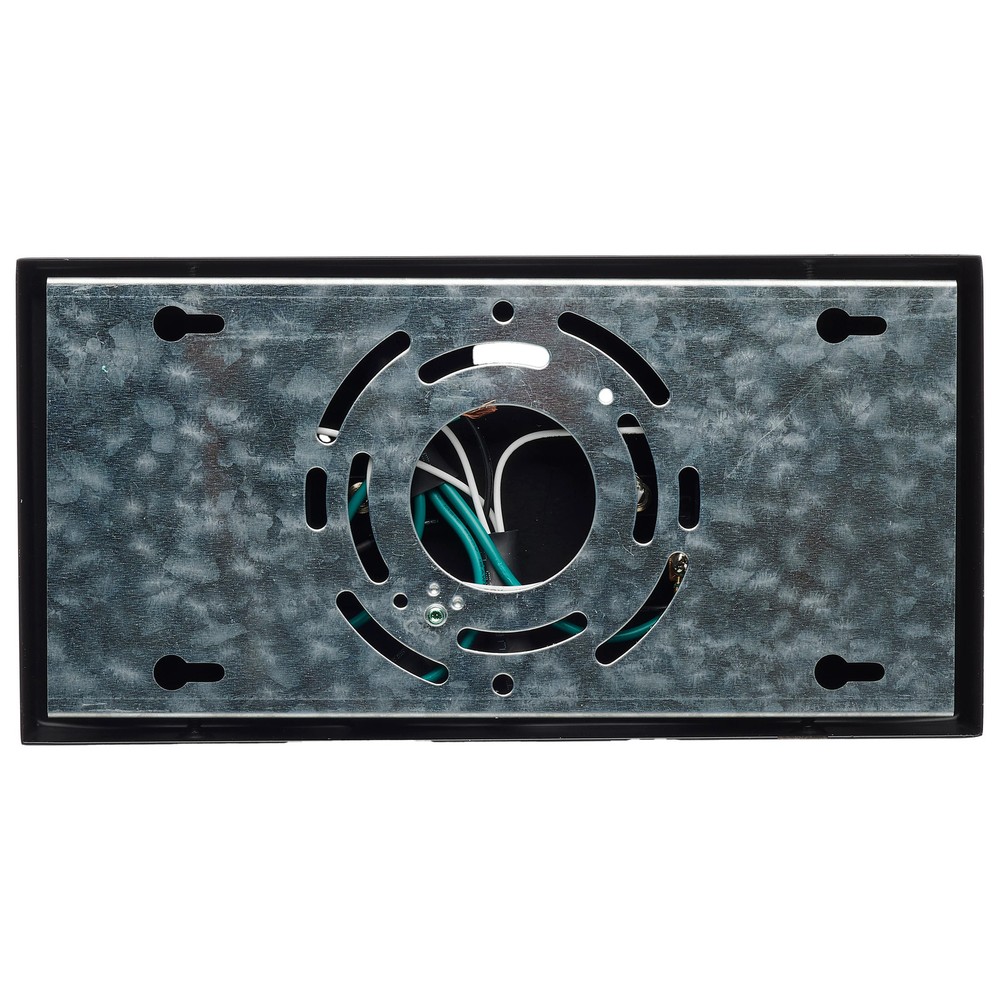 Double Monopoint Adapter - Rectangular - Black Finish - 12-Pack