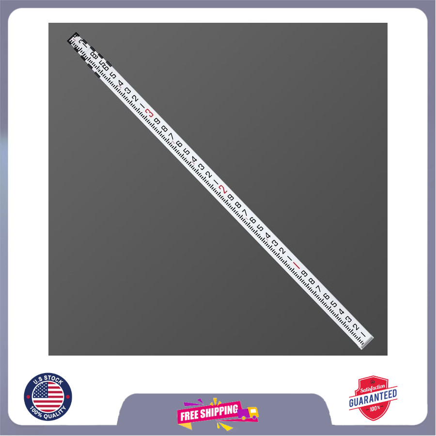 Firecore 16-Foot Aluminum Grade Rod, 5 Sections Telescopic with Bubble Level