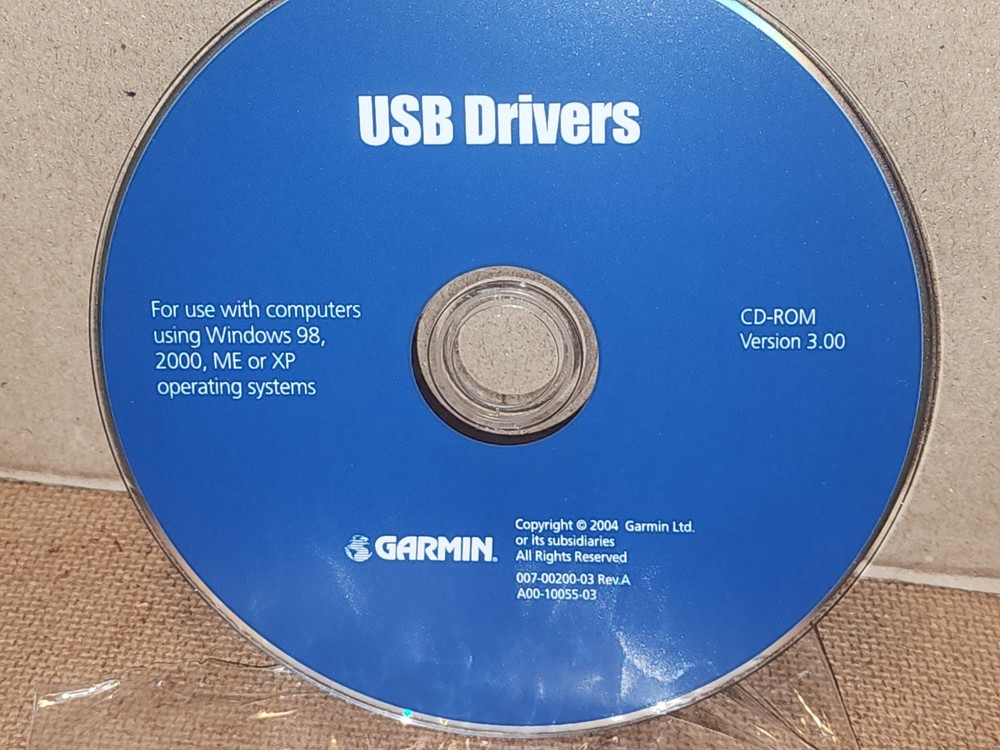 GARMIN GPS USB DRIVERS CD Version 3 COMPUTER PC DRIVERS CD-ROM - FREE SHIP