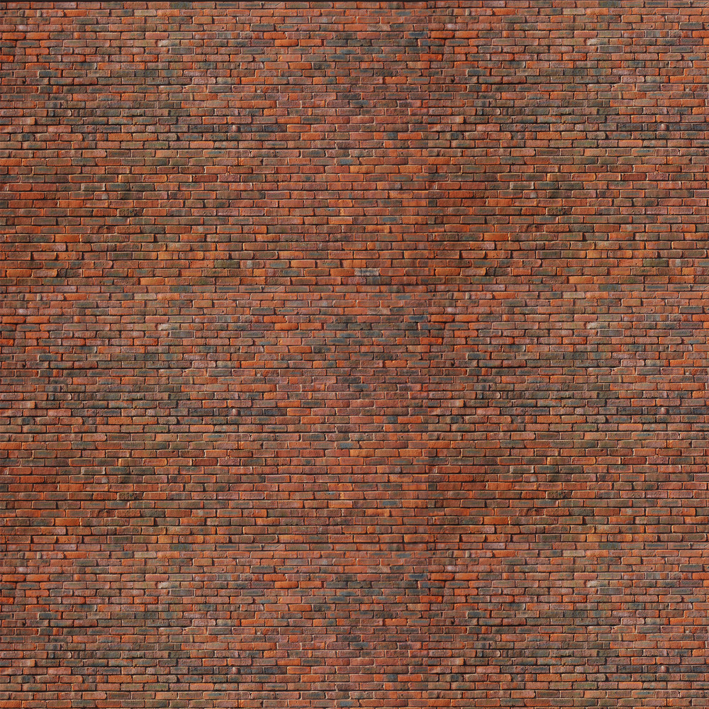 O Scale Brick Model Train Scenery Sheets – Five 6"x6" Self-adhesive Sheets