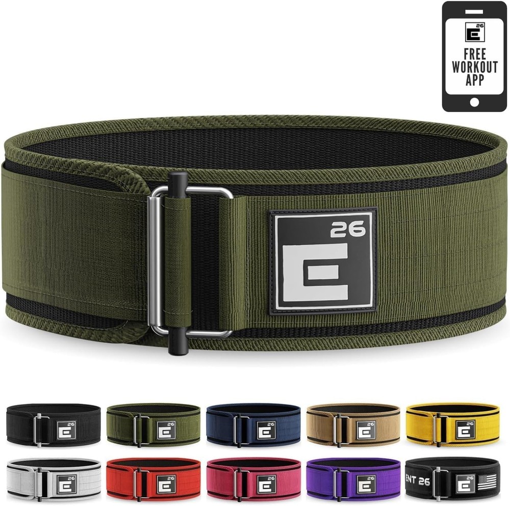 Self-Locking Weight Lifting Belt - Weightlifting Belt for Serious Functional...