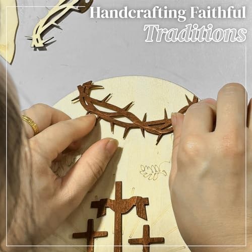 He Is Risen Gifts For Adults, Easter Decor Resurrection Scene Empty Tomb,