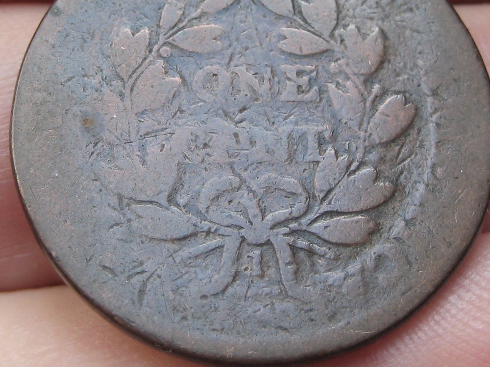 1801 Draped Bust Large Cent Penny- About Good Details