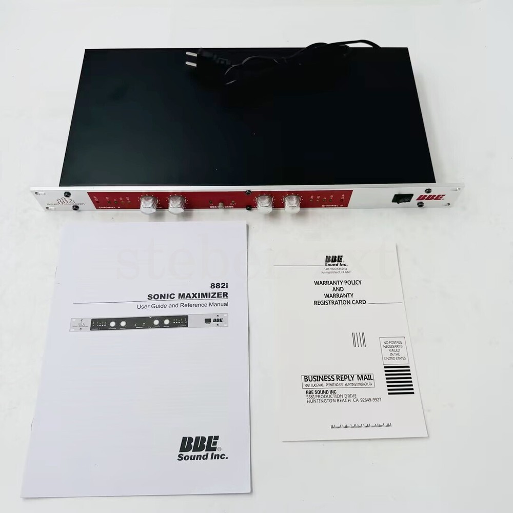For 882i BBE Sonic Maximizer Rackmount Unit 1U With 1PCS XLR Cables US