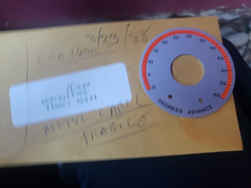 New Meter Dial #409-21 for COA-2600 NOS