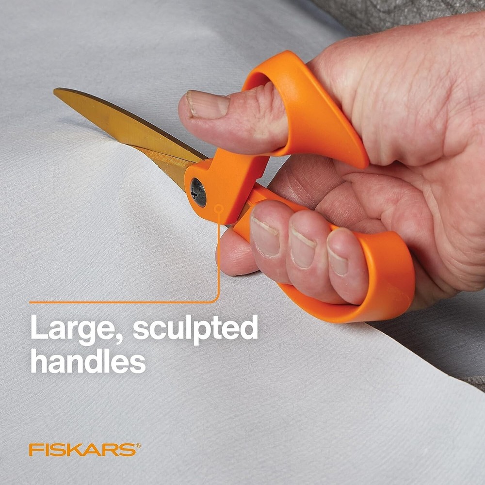 Fiskars 9 Inch Premier Titanium Nitride Shop Shears - NEW