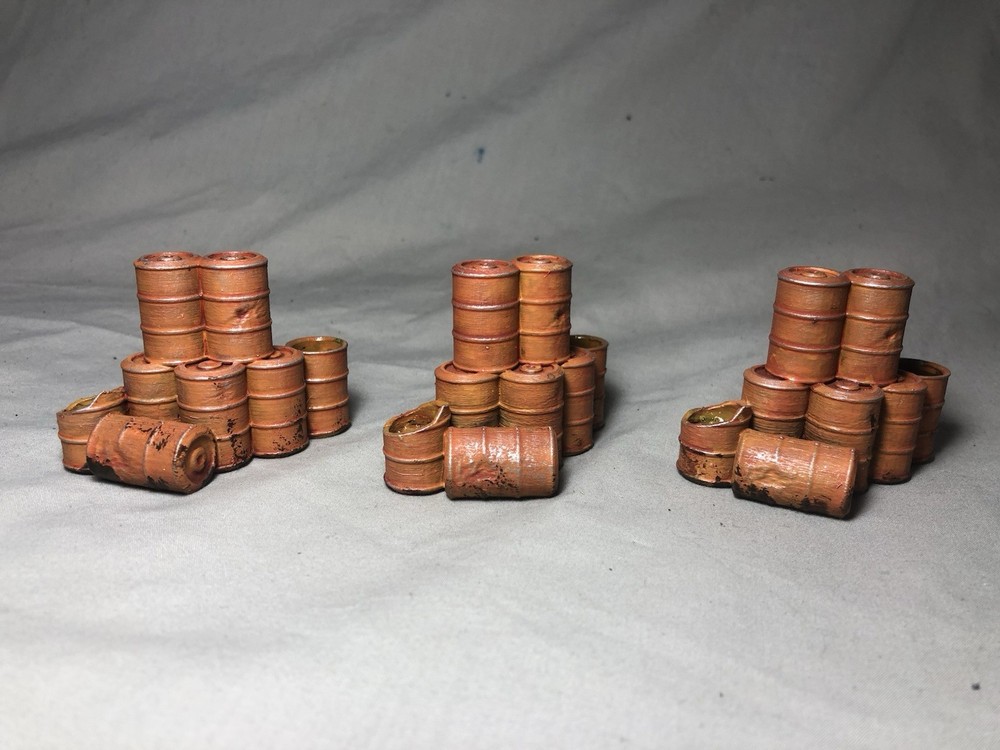 Barrel Stacks (3) Set Sci Fi Scatter Terrain