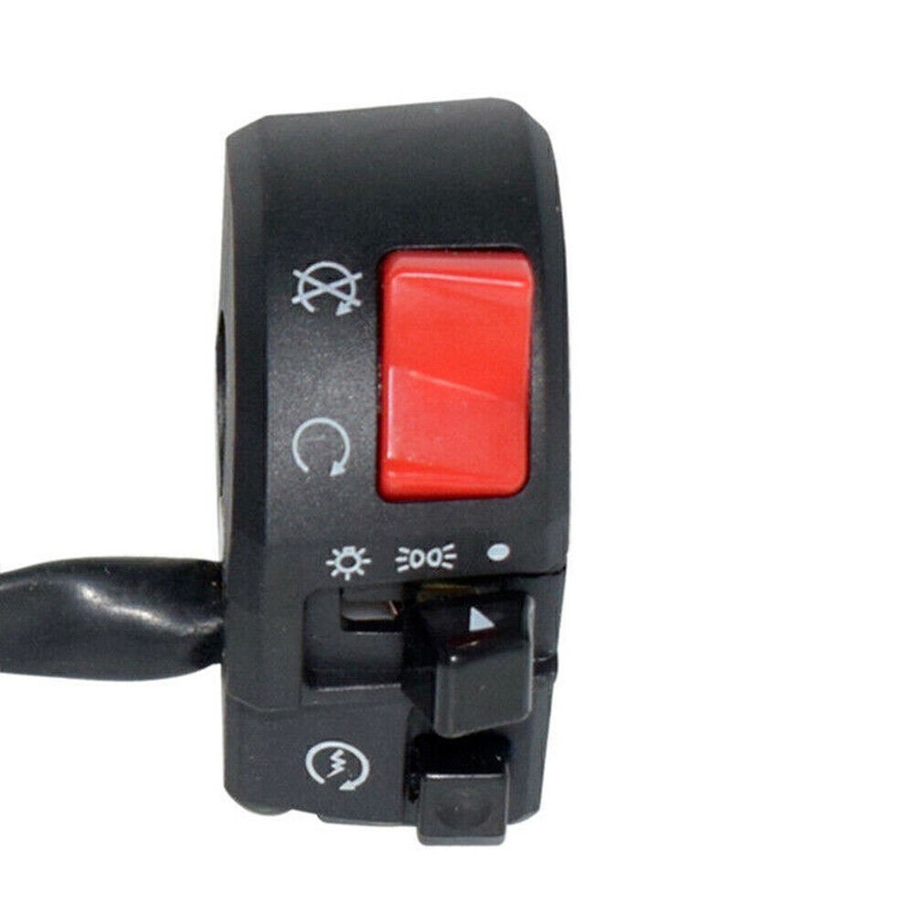 For 7/8" Motor Handlebar Horn Button Turn Signal Fog Light Controller Switch