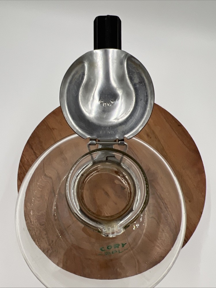 Vintage Cory Coffee Pot DPL with Silver Accents
