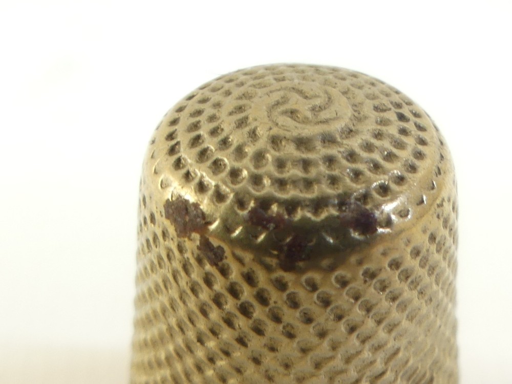 (ref288CX) Coroza Silver Thimble