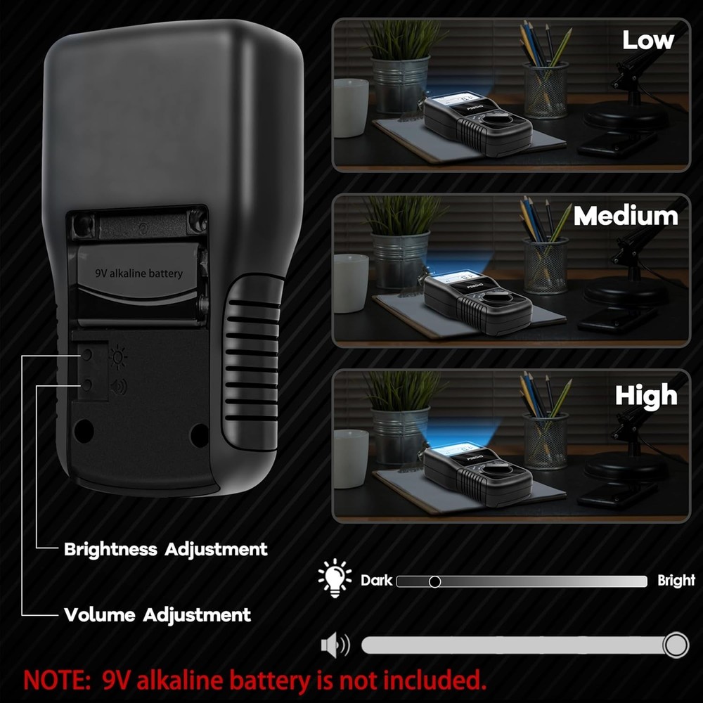 EMF Meter, 3-in-1 Multi-Field Electromagnetic Radiation Detector for EF RF MF...