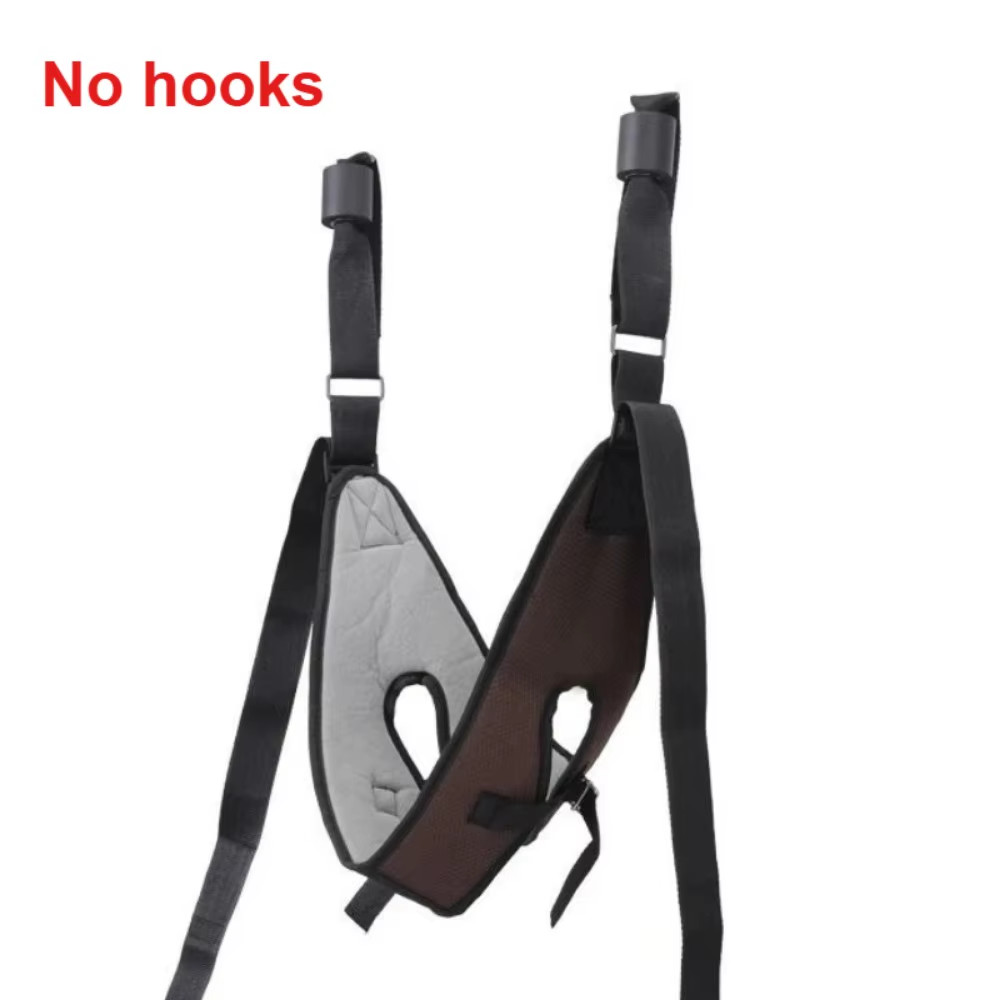Horizontal Neck Stretcher Household Adjustable Cervical Traction Belt Strap Hang