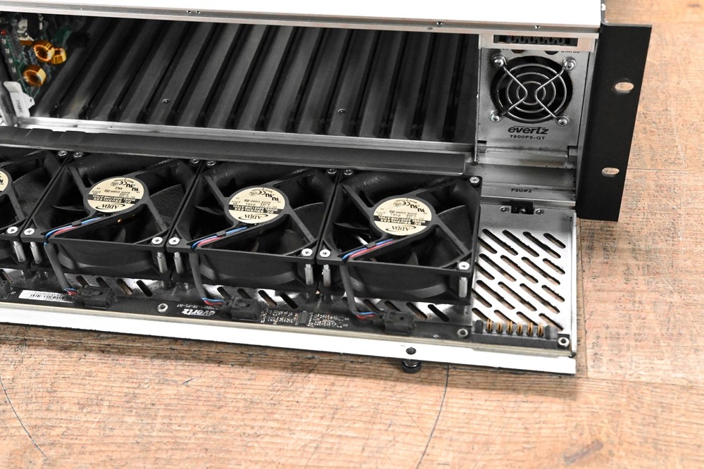 Evertz 7800FR-QT 3U Rack-Mountable Quiet Multiframe CG01KG7