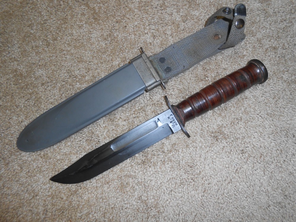 WW2 CAMILLUS MK 2 FIGHTING KNIFE U.S.N.  , NEVER ISSUED #2