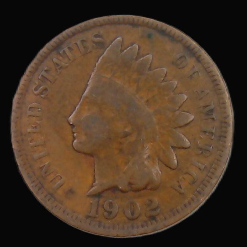 Indian Head Cent 1902 - US Coin - Circulated Condition
