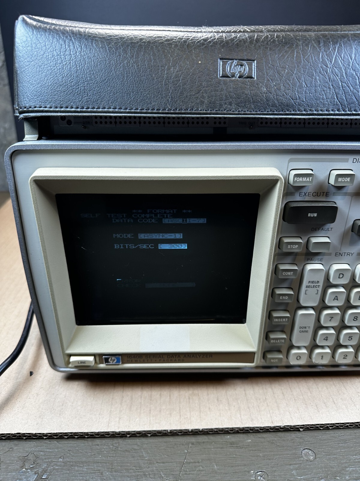 HP 1640B Serial Data Analyzer Hewlett Packard Works Ships Fast!!!