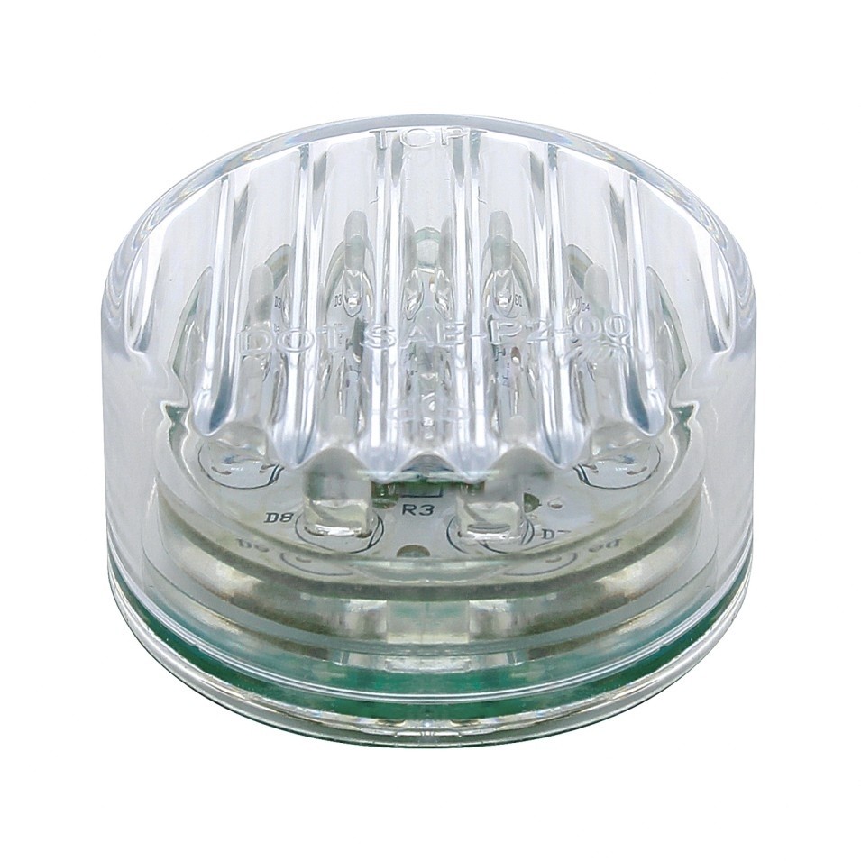 9 LED 2" Clearance/Marker Light - Amber LED/Clear Lens
