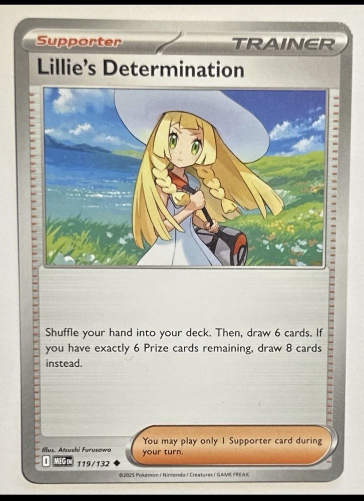 4x Lillie's Determination 119/132 - Common