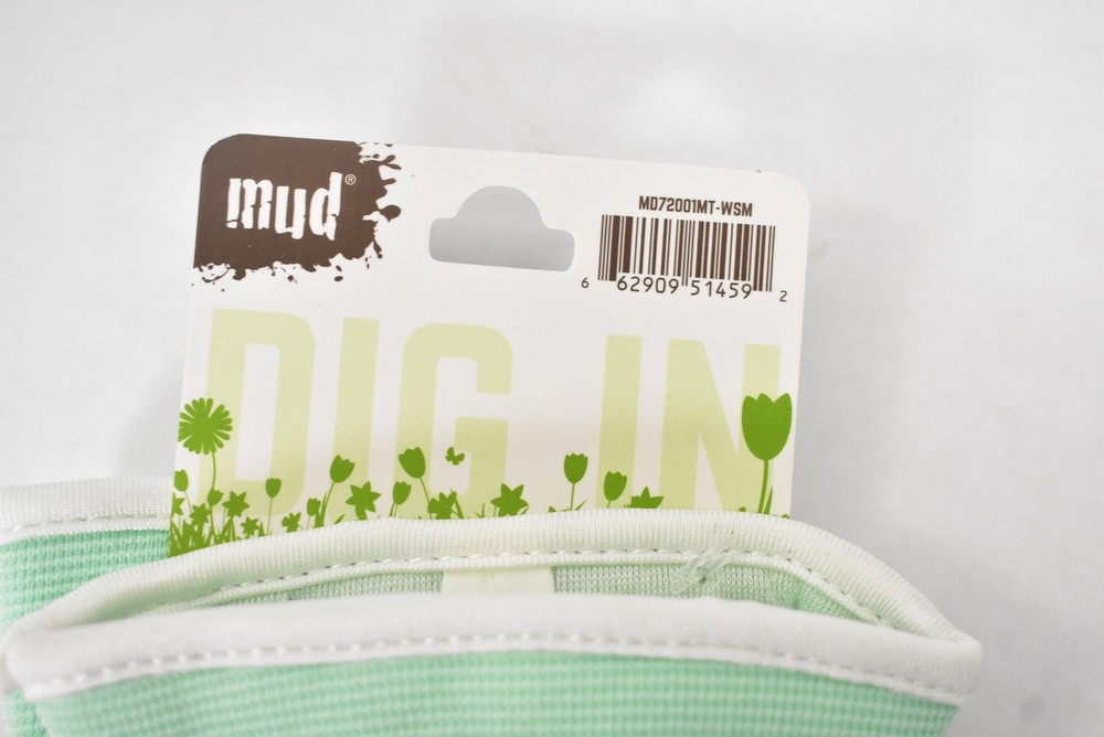 Mud Rustic Mud Garden Gloves 3 Pack Medium Green Leather Gardening Yard Work