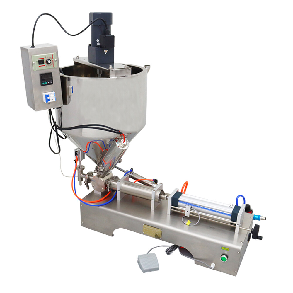 100-1000ml Liquid & Paste Filling Machine with Heating & Mixing Function Packing