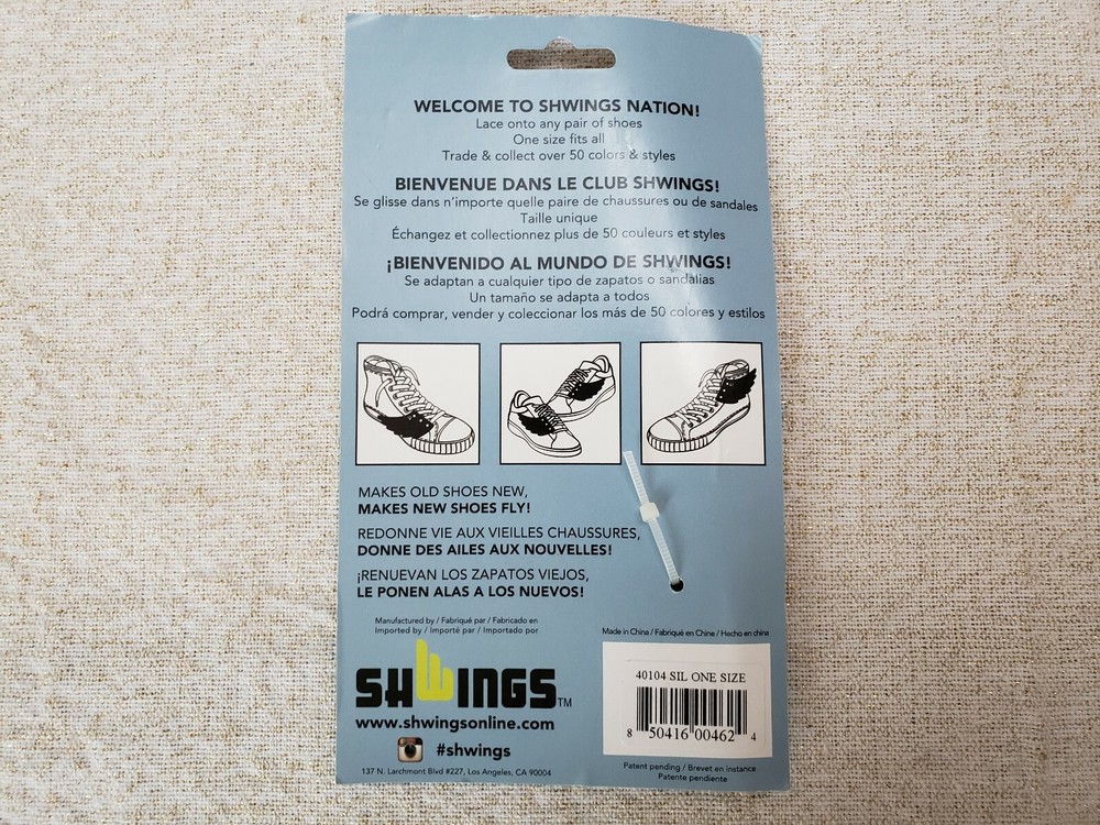 Schwings Wings Shoe Accessory New- Fast shipping