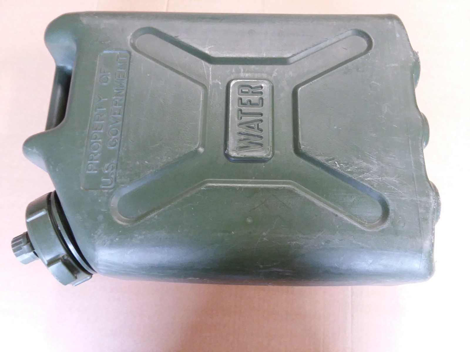 Scepter Plastic Military Water Container Green Tan Black