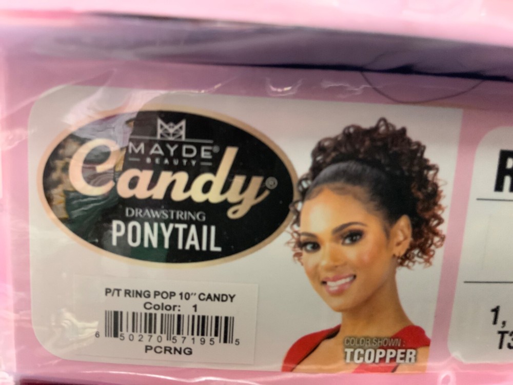 Mayde ponytail Ring pop 10"