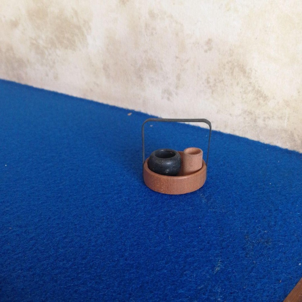Miniature tobacco tray glued