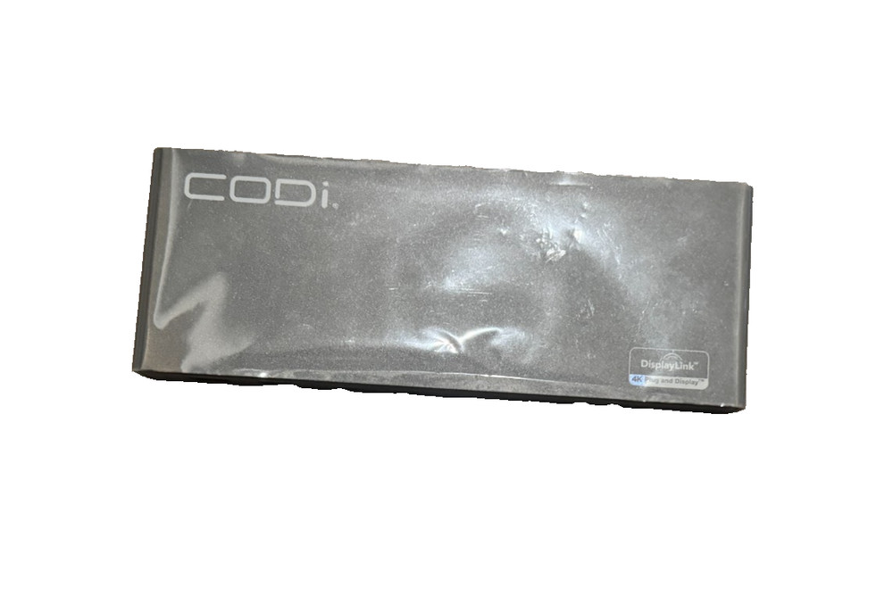 Codi USB-C Dual 4K Universal DisplayLink Docking Station A01200