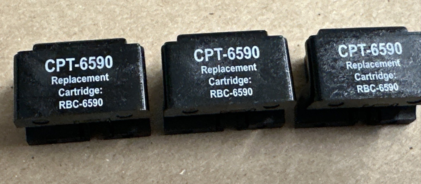 (3) CablePrep Blade RBC-6590 for CPT-6590 RG59 RG6 Cable Strip Tool Replacement