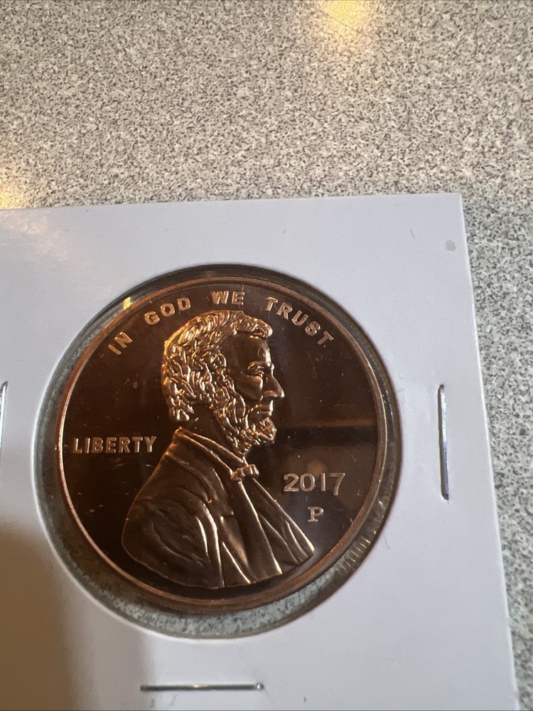 2017 P Lincoln 1 Oz AVDP Copper