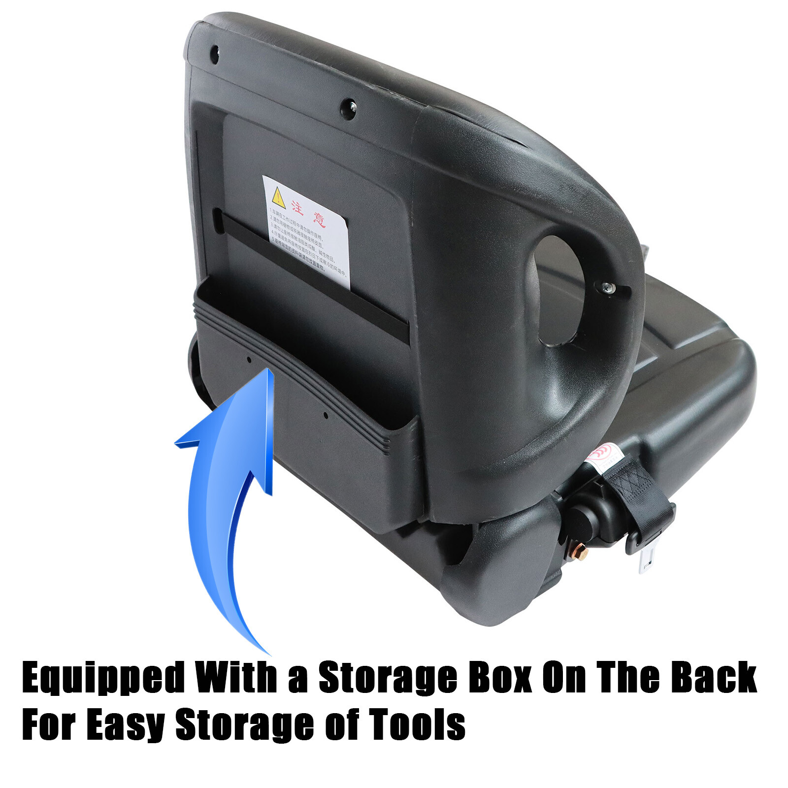 MOLDED FOR TOYOTA FORKLIFT SUSPENSION SEAT W/ SEATBELT & SWITCH PREMIUM QUALITY!