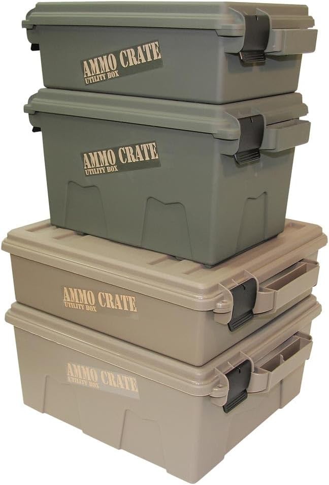 Multi-purpose storage box, waterproof O-ring seal - Army green