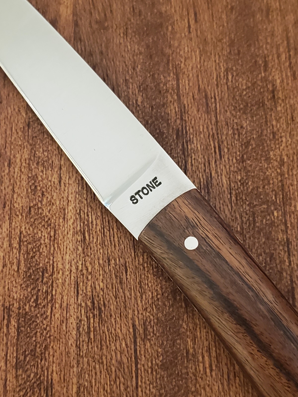 G.W. Stone Custom Handmade Small Fixed Blade EDC Knife New