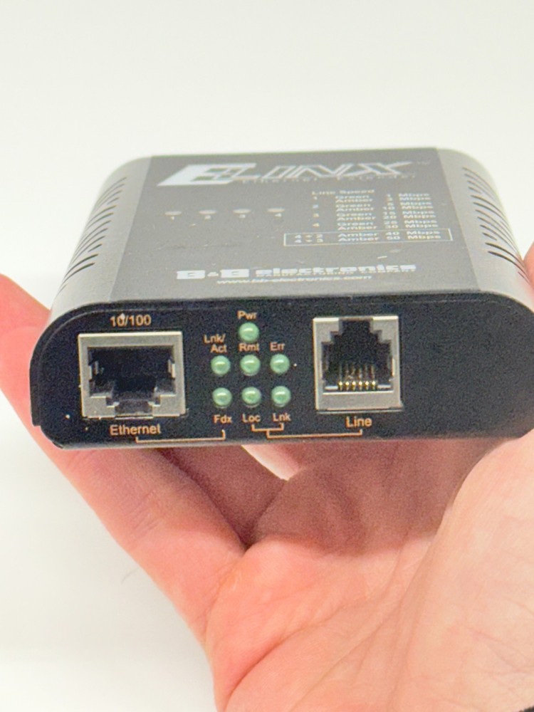 ELinx E-linx Ethernet Extender BB Electronics EIS-EXTEND Copper 10/100TX Network