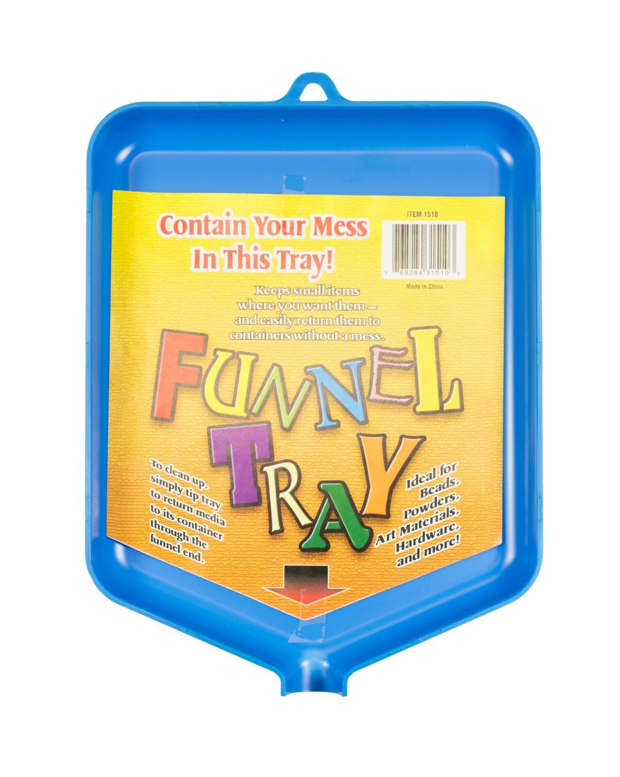 Tidy Crafts Glitter, Bead, Powder Funnel Tray #1510