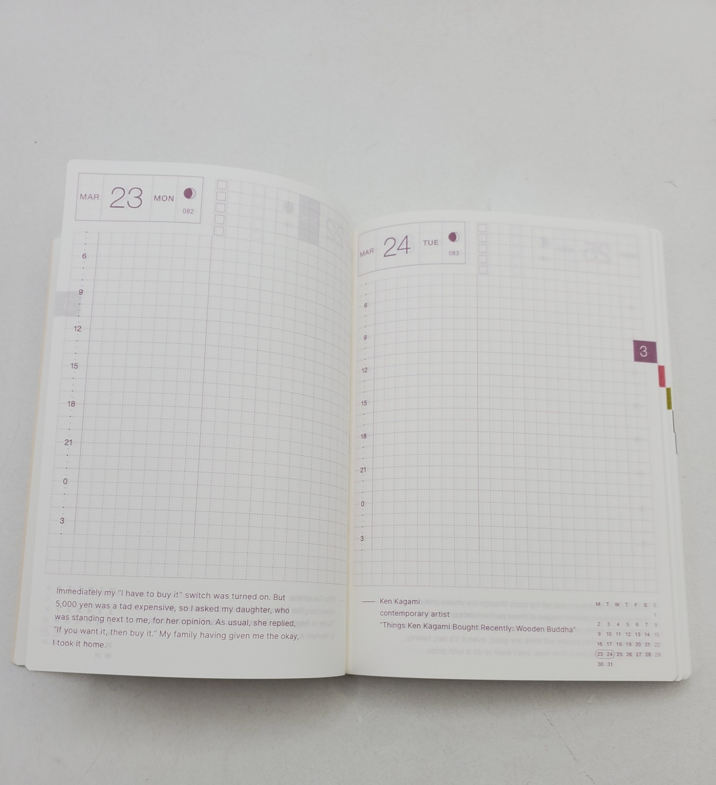 Hobonichi Techo 2026 Original Book A6, English Edition, January Start Monday S..
